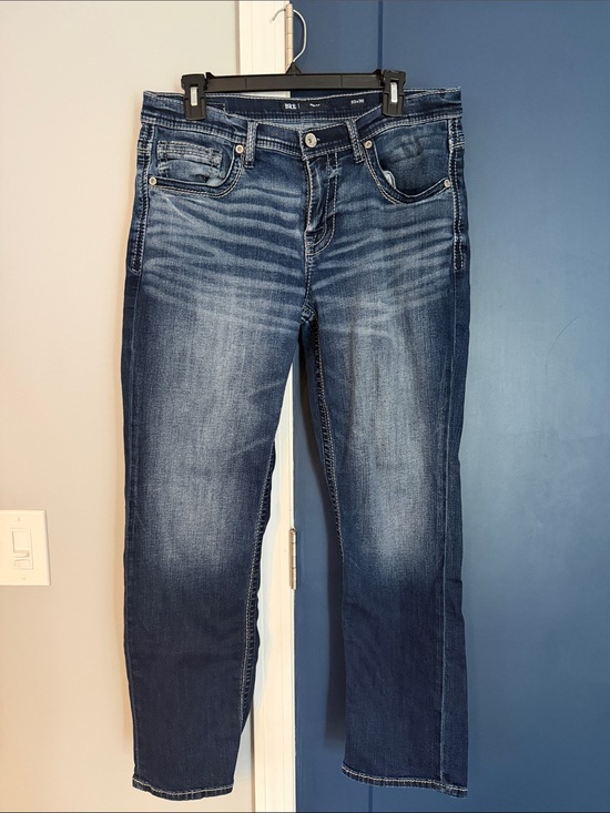 BKE Other - BKE Men's Straight Leg Jeans in Dark Blue Wash buckle NOLAN